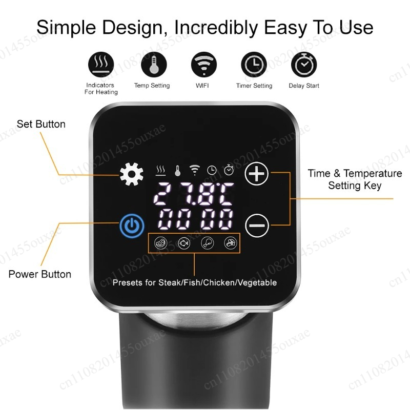 WiFi Sous Vide Machine 1300W I - đánh giá và giá Sous Vide Immersion