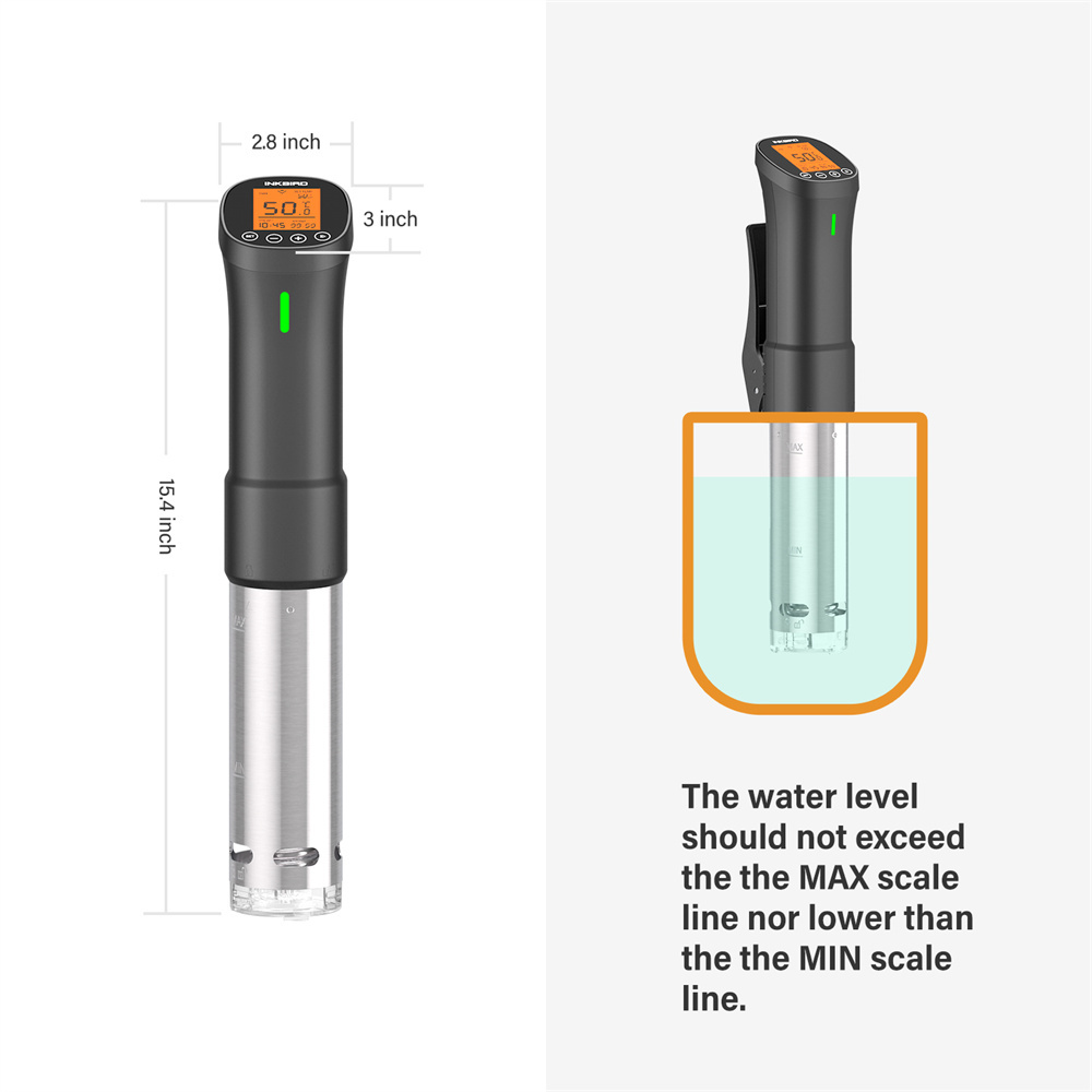 INKBIRD Ẩm Thực: Vide ISV-200W - đánh giá và giá Sous Vide Immersion