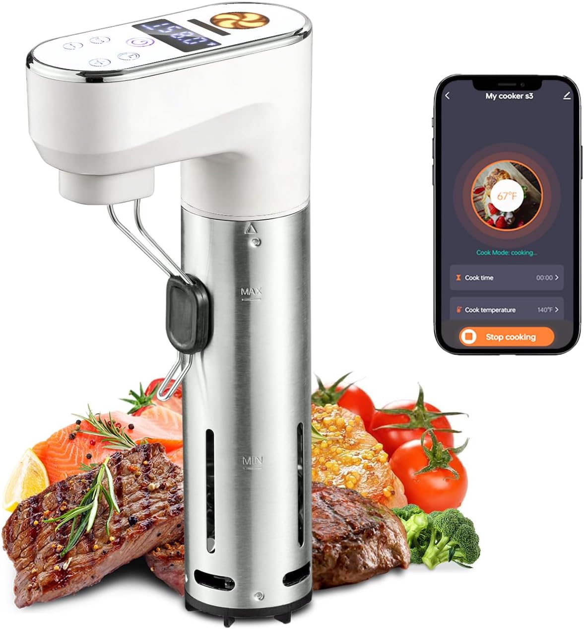 1300W WiFi Smart Sous Vide Coo - đánh giá và giá Sous Vide Immersion