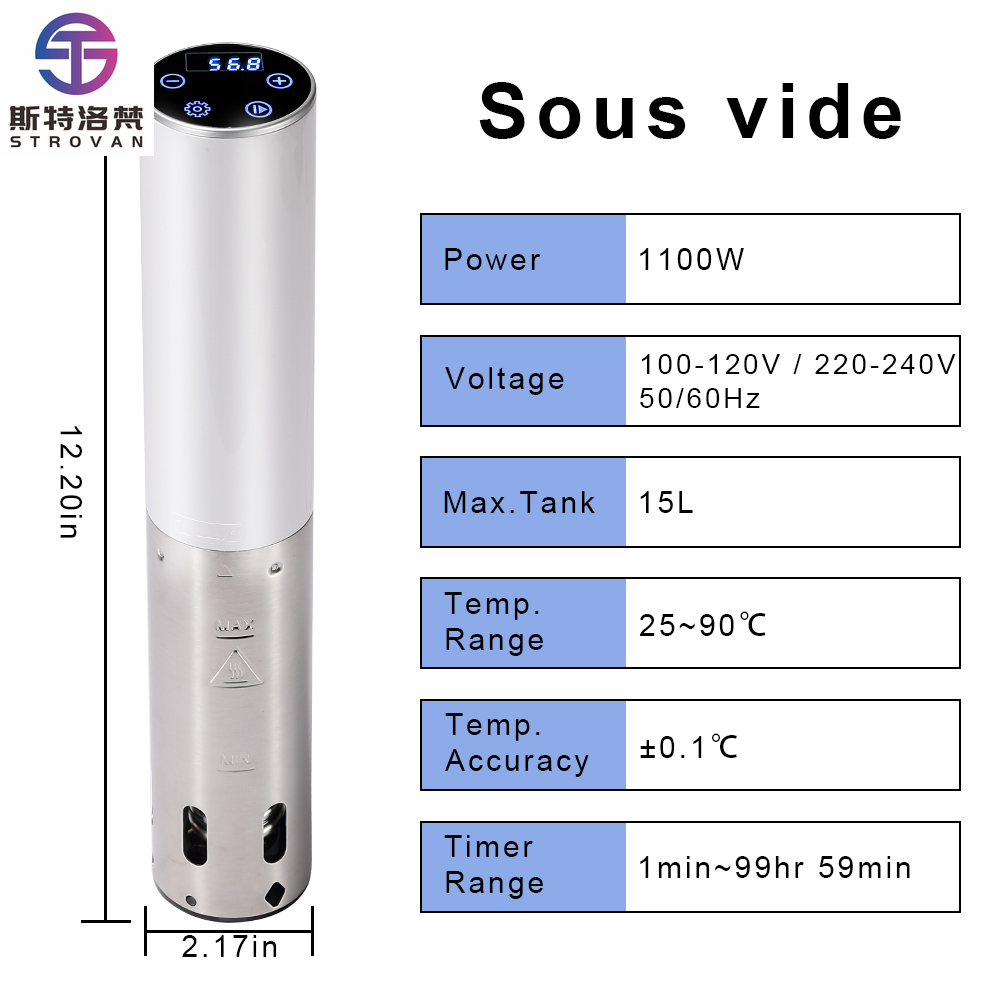 STLF Accu Slim Sous Vide Cooke - đánh giá và giá Sous Vide Immersion