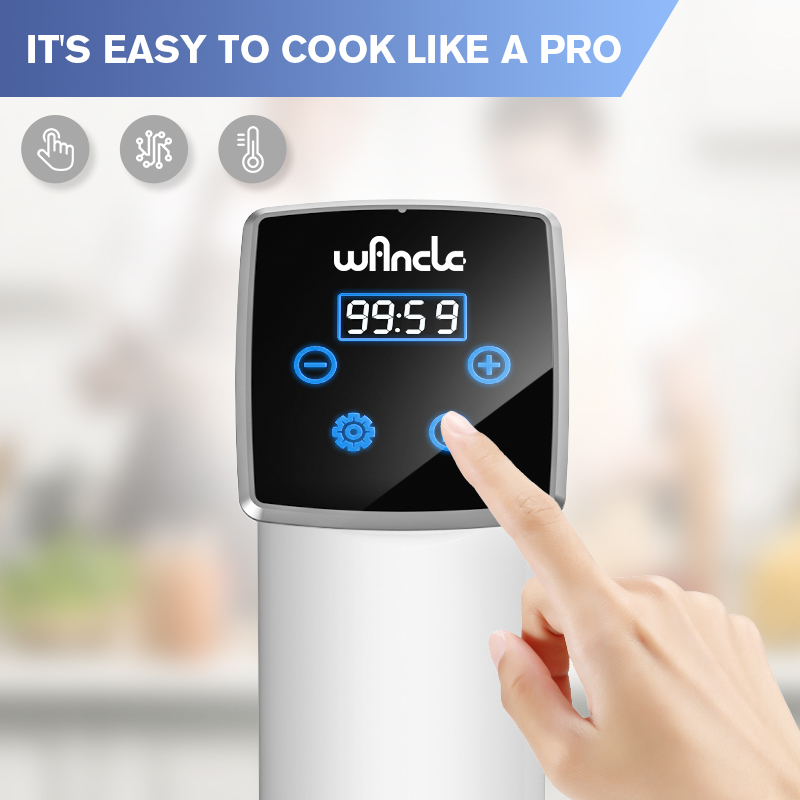 Wancle 1100W Waterproof Vacuum - đánh giá và giá Sous Vide Immersion