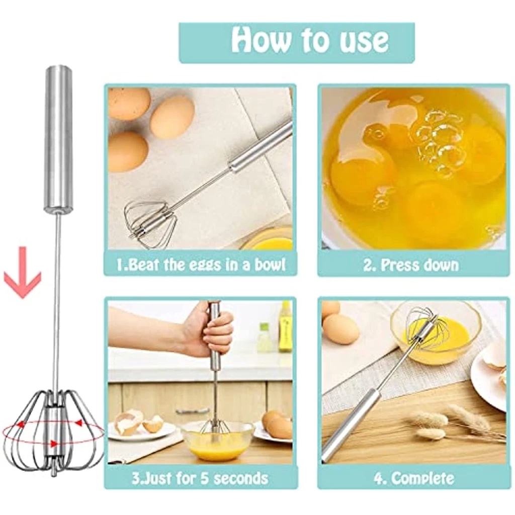 1/3pcs Stainless Steel Egg Bea - đánh giá và giá Kitchen Appliances Restaurant